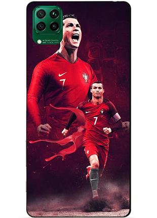 Силіконовий чохол бампер для huawei p40 lite з малюнком португалія ronaldo