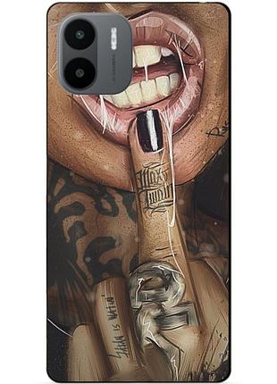 Силиконовый бампер чехол для xiaomi redmi a1/a2 с рисунком swag