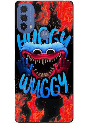 Силиконовый чехол бампер для motorola moto e20 с рисунком хагги вагги huggy wuggy