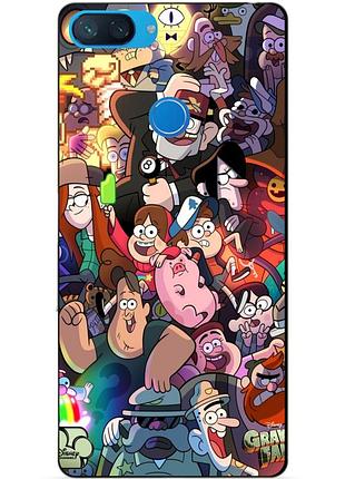 Силіконовий бампер чохол для xiaomi mi 8 lite з малюнком gravity falls
