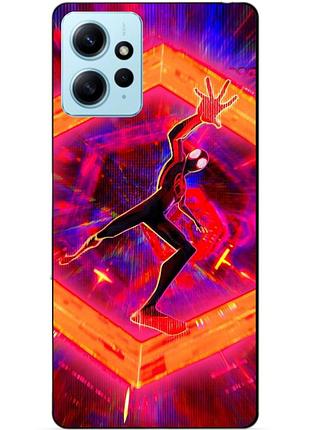 Силіконовий бампер чохол для xiaomi redmi note 12 з картинкою spider man людина-павук