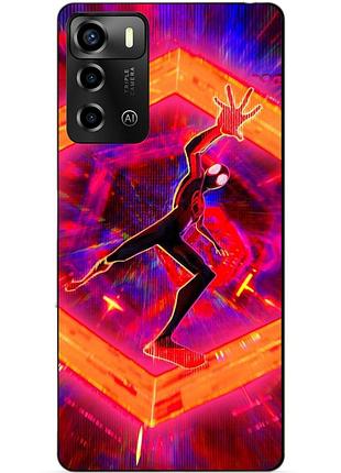 Силіконовий бампер чохол для zte blade a72 з картинкою spider man