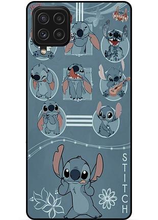 Силіконовий бампер чохол для samsung m33 з картинкою стіч stitch