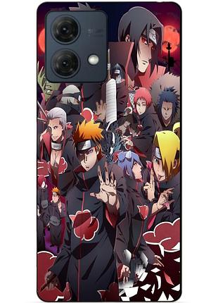 Силіконовий чохол бампер для motorola moto g84 з малюнком наруто naruto аніме