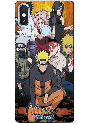Силіконовий бампер чохол для xiaomi redmi note 5 з аніме naruto