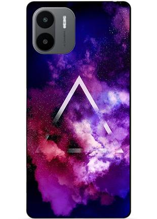 Силиконовый бампер чехол для xiaomi redmi a1/a2 с рисунком космос