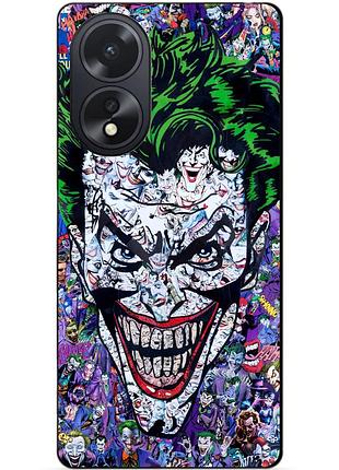 Силіконовий чохол бампер для oppo a38 з малюнком джокер joker