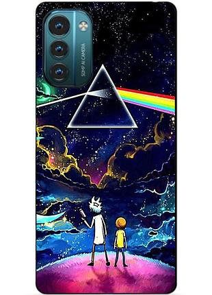 Силіконовий чохол бампер для nokia g11 з малюнком рік і морті rick and morty