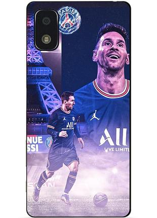 Силіконовий чохол бампер для zte blade l210 з малюнком messi psg мессі