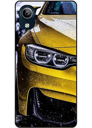 Силиконовый чехол бампер для vivo y1s с рисунком bmw бмв машина авто