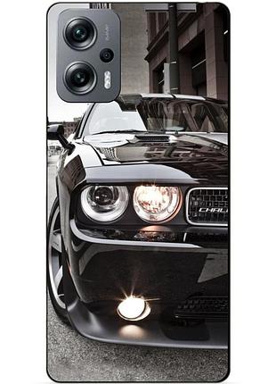 Силиконовый бампер чехол для xiaomi poco x4 gt с рисунком dodge