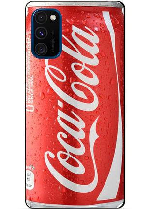 Силиконовый бампер чехол для samsung m30s 2019 galaxy m307f с рисунком coca-cola