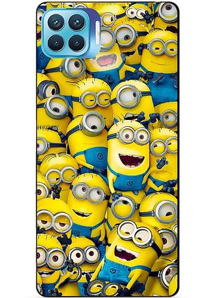 Силіконовий чохол бампер для oppo reno 4 lite з малюнком міньйони minion