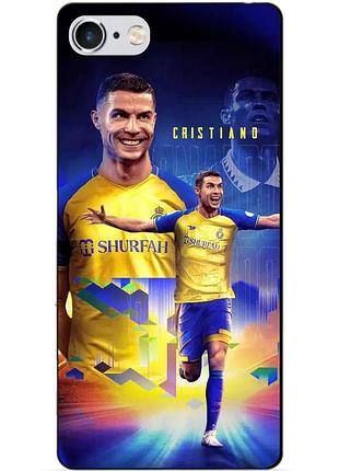 Силиконовый чехол бампер для iphone 6 с рисунком роналдо аль наср ronaldo