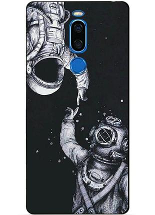 Силіконовий чохол для meizu x8 з малюнком зближення