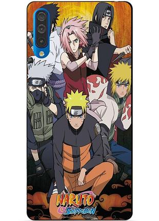 Силиконовый бампер чехол для samsung a30s с рисунком naruto аниме