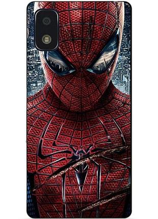 Силиконовый чехол бампер для zte blade l210 человек паук spider man