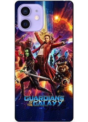 Силіконовий чохол бампер для iphone 12 mini з картинкою стражі галактики guardians of the galaxy