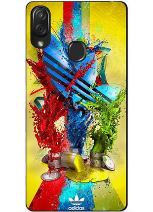 Чохол силіконовий для zte blade v10 vita з малюнком adidas