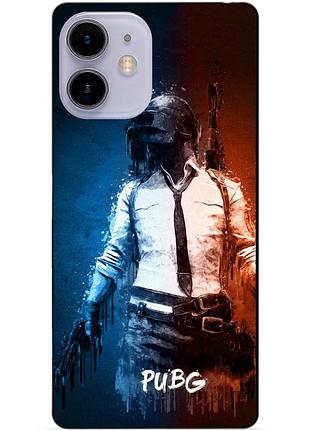 Силіконовий чохол бампер для iphone 11 з малюнком pubg пабг