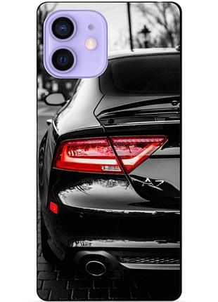 Силіконовий чохол бампер для iphone 12 mini з малюнком audi ауді машина авто