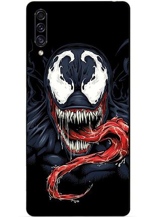Силиконовый бампер чехол для samsung a30s 2019 galaxy a307f с рисунком веном