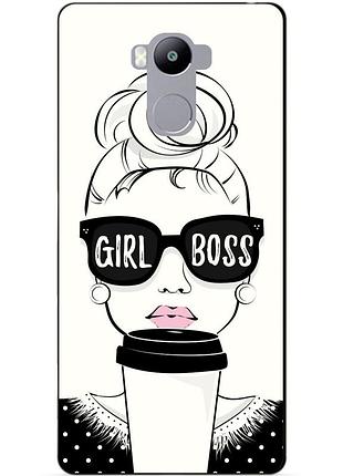 Чохол силіконовий бампер для xiaomi redmi 4 redmi 4 prime з малюнком girl boss