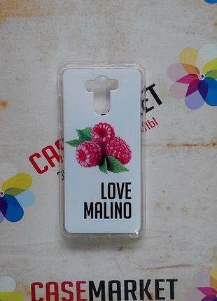 Брендовый силиконовый чехол moschino для xiaomi redmi 4