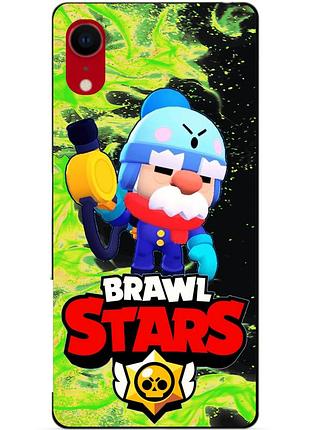 Силиконовый чехол бампер для iphone xr с героем бравл гэйл