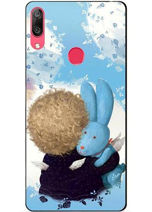 Бампер силіконовий для huawei y7 2019 з малюнком улюблений зайчик
