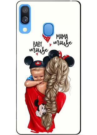 Силіконовий чохол для samsung a40 з малюнком mouse