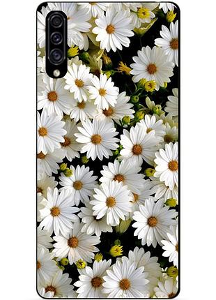 Чехол силиконовый для samsung a30s 2019 galaxy a307f с рисунком ромашки