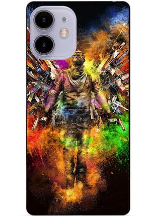 Силіконовий чохол бампер для iphone 11 з малюнком воїн контр-страйк counter-strike