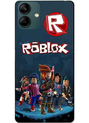 Силіконовий бампер чохол для samsung a04 з малюнком roblox