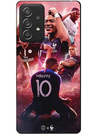 Чехол силиконовый бампер для samsung a32 с рисунком килиан мбаппе mbappe