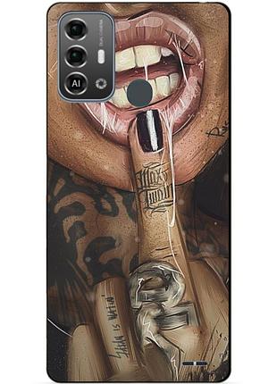 Силіконовий бампер чохол для zte blade a53 pro з малюнком swag
