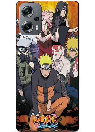 Силіконовий бампер чохол для xiaomi poco x4 gt з малюнком naruto