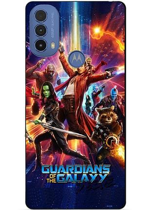 Силиконовый чехол бампер для motorola moto e20 с картинкой стражи галактики guardians of the galaxy