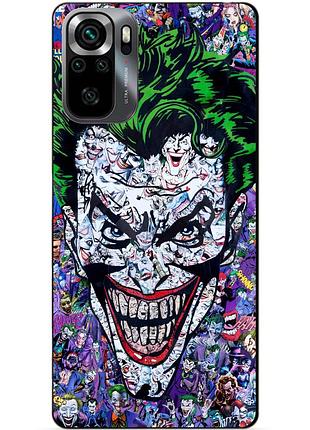 Силиконовый бампер чехол для xiaomi poco m5s с рисунком джокер