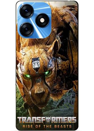 Силіконовий чохол бампер для tecno spark 10 з малюнком читор зверобати трансформери transformers