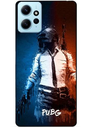 Силіконовий бампер чохол для xiaomi redmi note 12 з малюнком pubg пабг