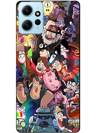 Силіконовий бампер чохол для xiaomi redmi note 12 з малюнком гравіті фолз gravity falls