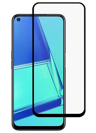 Захисне скло full glue для realme 6 pro чорне 5d