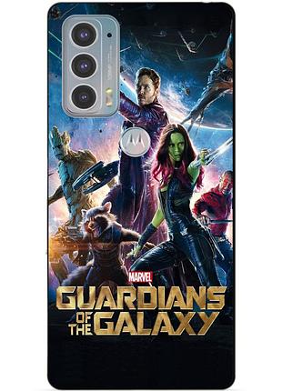 Силиконовый чехол бампер для motorola edge 20 стражи галактики guardians of the galaxy