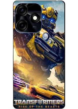Силіконовий чохол бампер для tecno spark 10c з малюнком bumblebee бамблбі трансформери