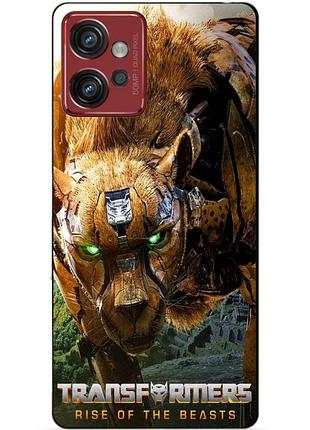 Силиконовый чехол бампер для motorola moto g32 с рисунком читор звероботы трансформеры transformers