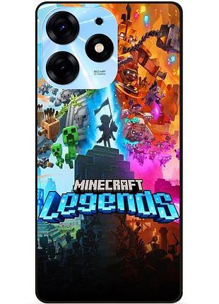 Силіконовий чохол бампер для tecno spark 10 pro гра майнкрафт minecraft