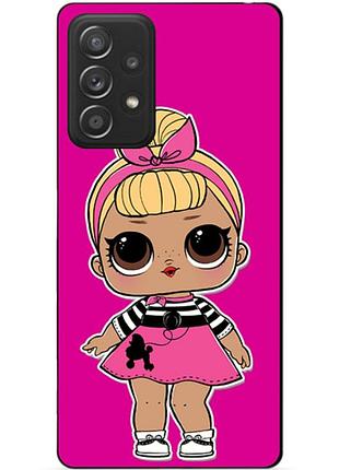 Силиконовый чехол бампер для samsung a52 с рисунком кукла lol