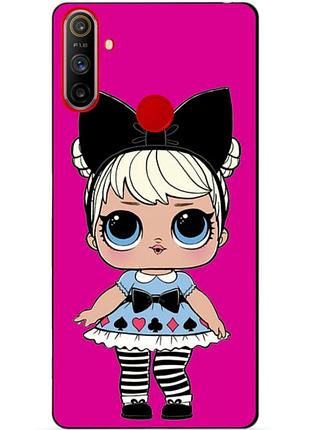 Силиконовый чехол бампер для realme c3 с рисунком кукла lol