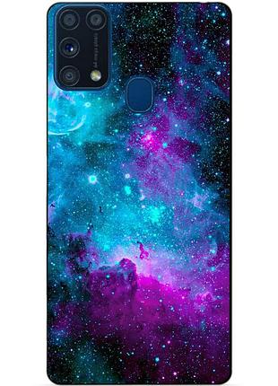 Силіконовий бампер чохол для samsung m31 galaxy m315f з малюнком галактика